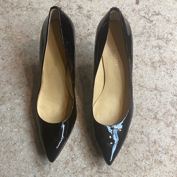 Ivanka Trump Shoes - Ivanka Trump Patented Black Pumps Size 8.5